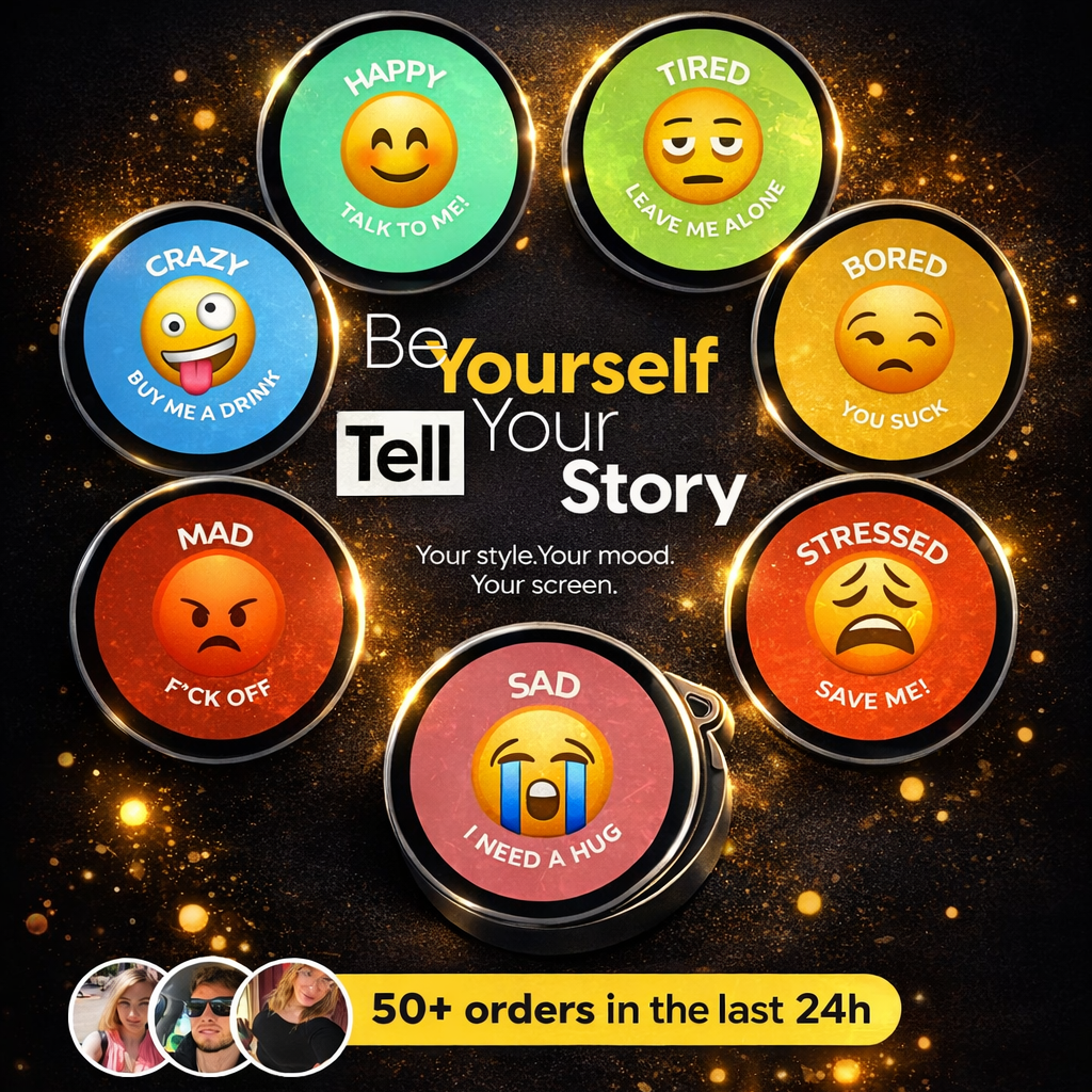 MoodBadge™ - Interactive Mood Pin