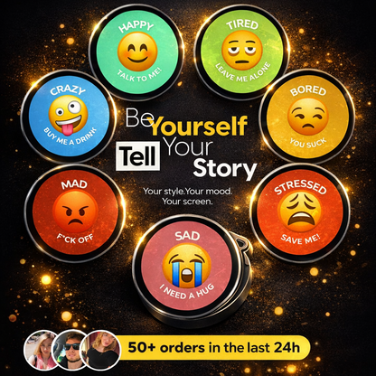 MoodBadge™ - Interactive Mood Pin