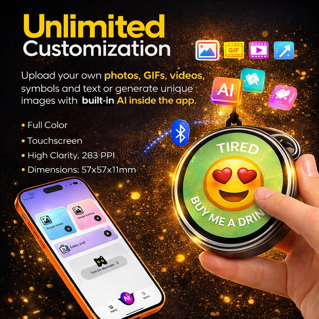 MoodBadge™ - Interactive Mood Pin