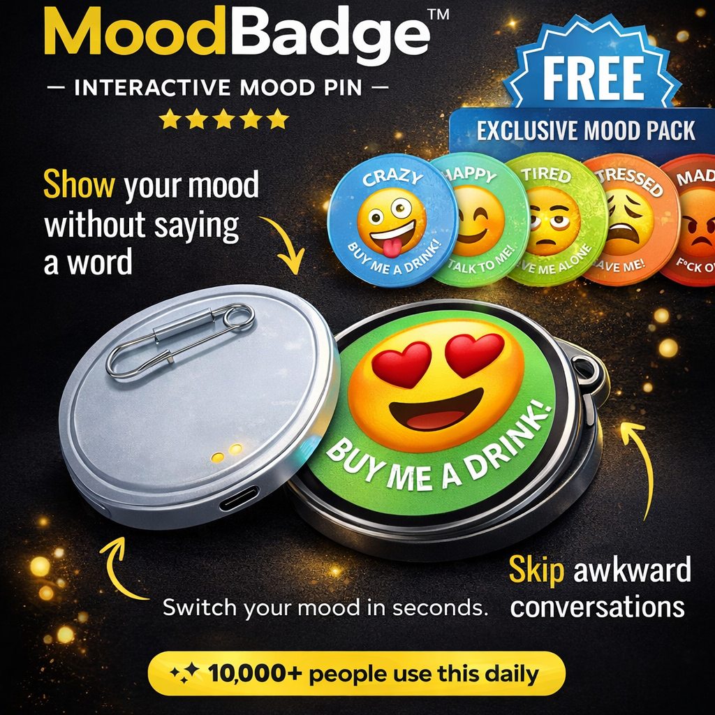 MoodBadge™ - Interactive Mood Pin