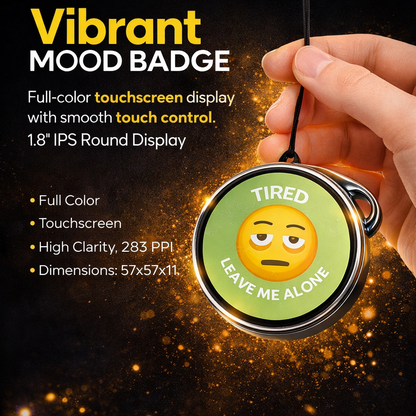 MoodBadge™ - Interactive Mood Pin